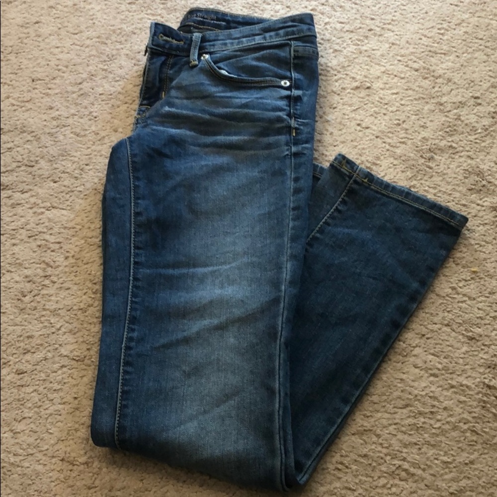 Mossimo Mid Rise Straight Jeans Size 0/25 S NWOT